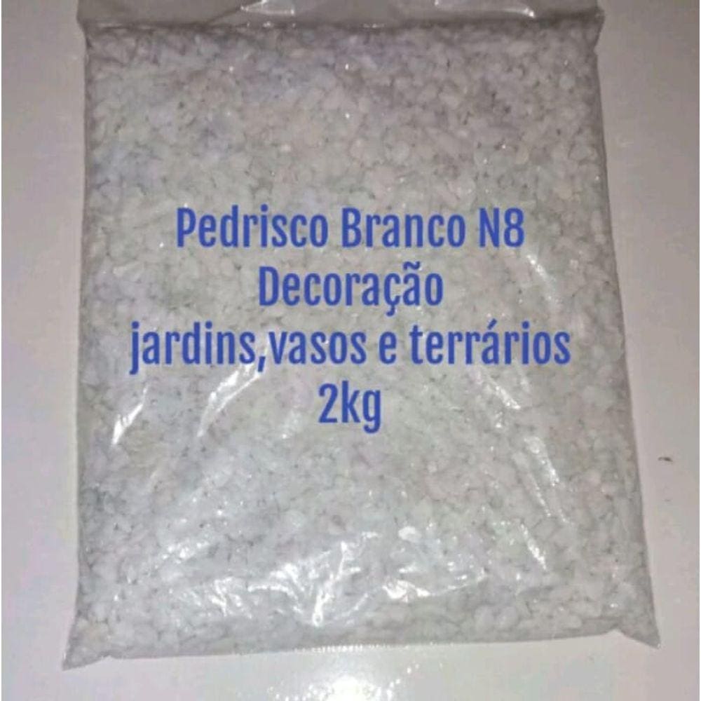 Pedrinhas Brancas para Vasos de Plantas 2kg