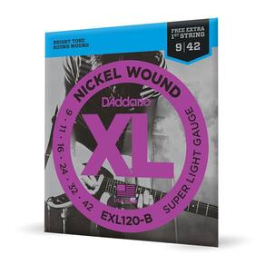 Encordoamento Guitarra 09-42 Corda Extra D Addario EXL120-B [F035]