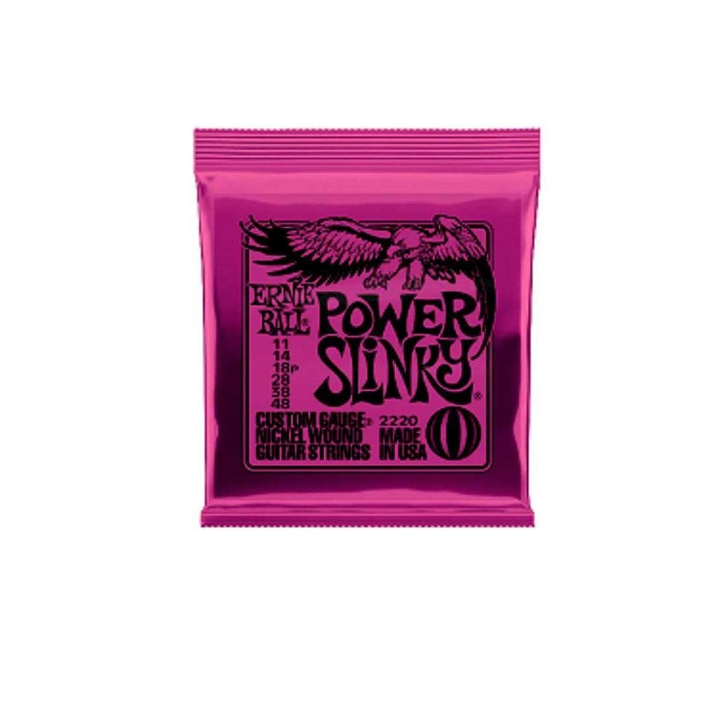 Encordoamento 011&quot;-048&quot; P/guitarra Power Slink Niquel Ernie Ball P02220 [F108]