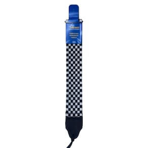 Correia Quadriculada Preta 7cm Shock Music [F086]