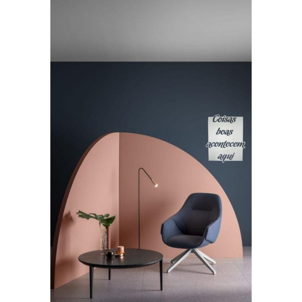 Quadro Decorativo Coisas Boas Acontecem Aqui Branco Em Mdf [F031]