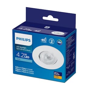 Philips Spot Integrado Led EMB redondo 4,2W AM 3000K BV