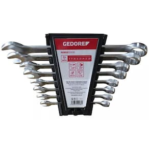 Jogo de Chaves Combinadas CR-V 8 a 19 mm com 8 Peças Gedore