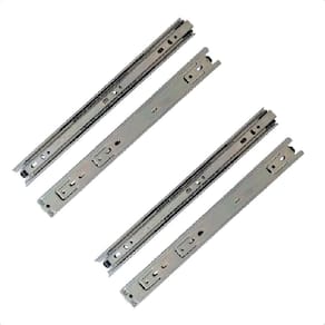 4 Corrediças Telescópicas 45cm Gaveta Trilho Zinca. 2 Pares