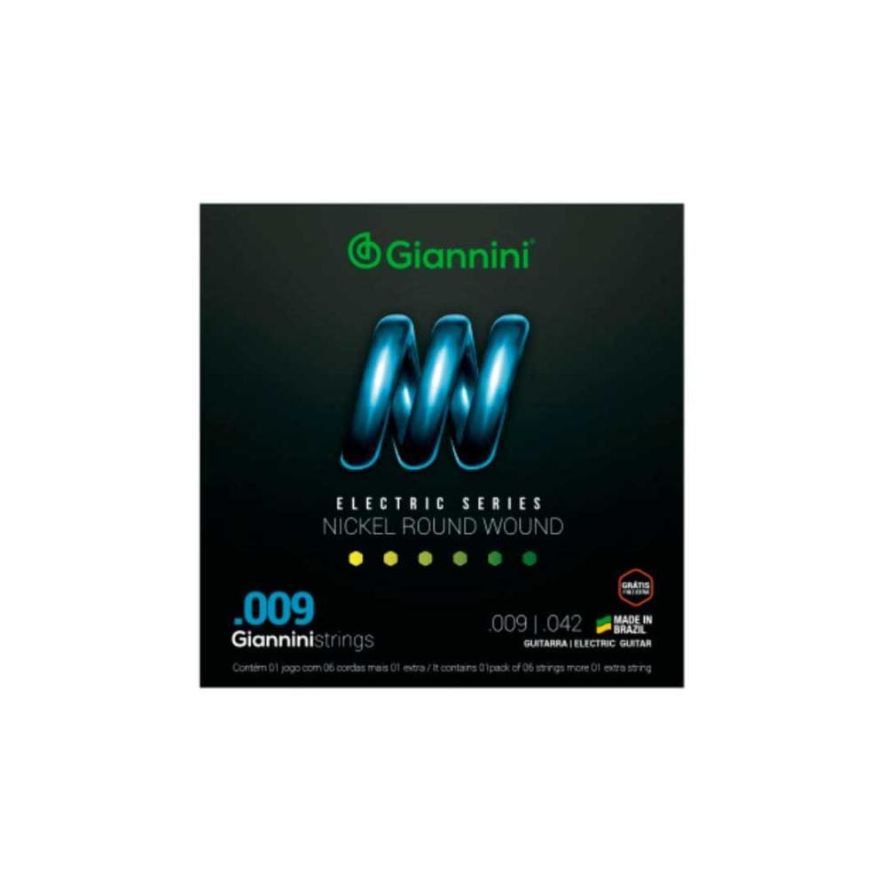 Encordoamento Giannini P/guitarra Niquel 0.009 Geegst.9 [F108]