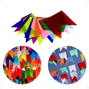 200 Metros De Bandeirinha De Seda Festa Junina Quermesse