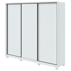 Guarda-Roupa Casal Spazio 270 3 portas 6 Gavetas Branco