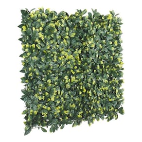 Placa Jardim Vertical Gardenia Folhagem Artificial 100x100cm