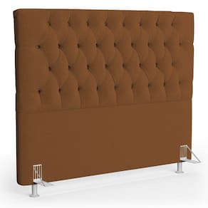 Cabeceira Casal King Cama Box 195cm Cristal C16 Bouclê Telha - Mpozenato