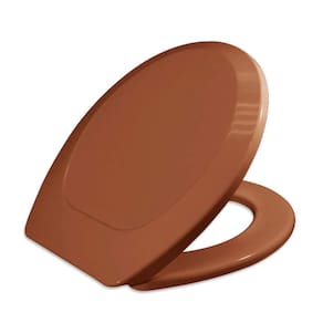 Assento Oval para Louça Premium Tupan Marrom