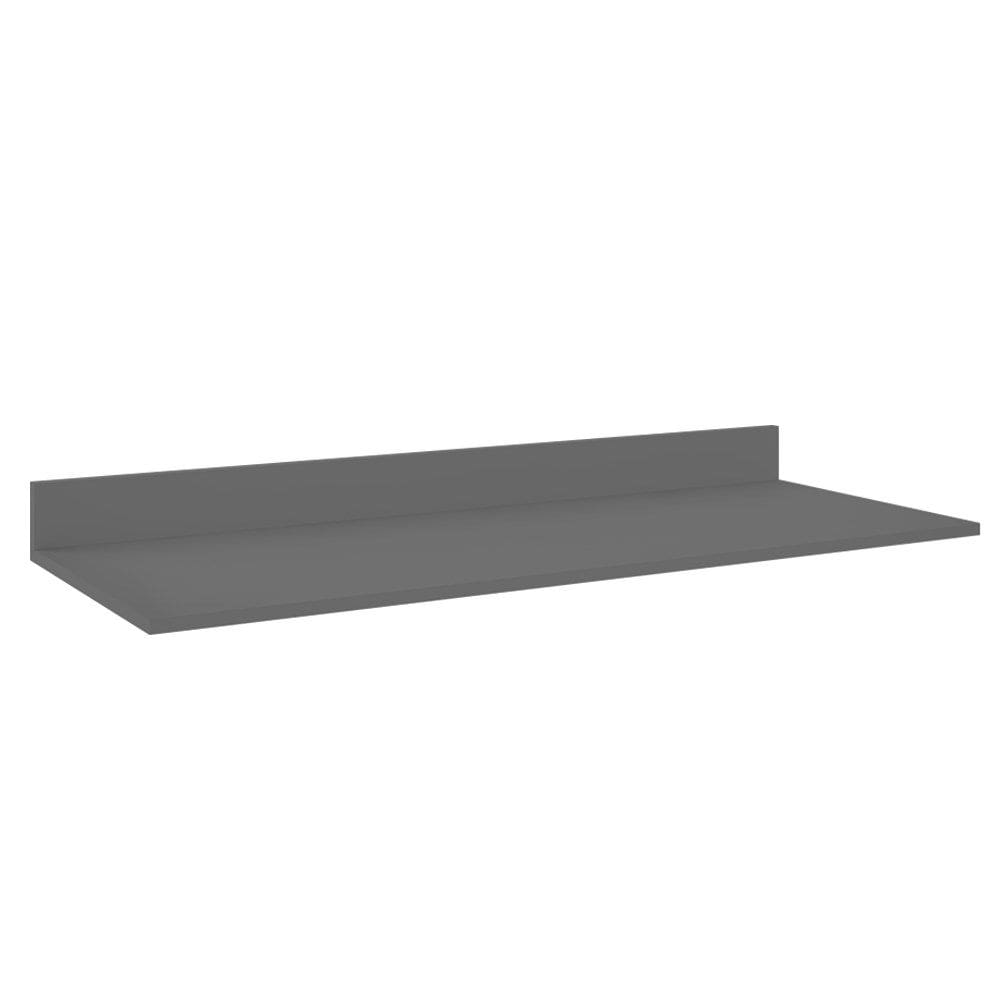 Tampo para Balcão de Cozinha 120cm MDP Cinza - Lumil
