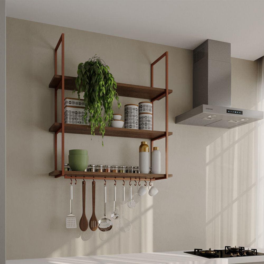 Prateleira Decorativa Londres 95 Cm Cobre