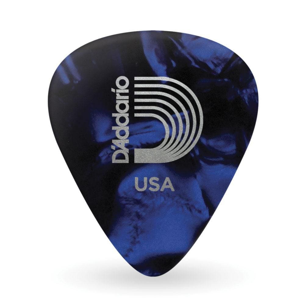 Palheta Celulóide Azul Perolada Média D Addario 1CBUP4-10 [F035]