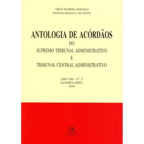Antologia De Acordaos Do Sta E Tca - Ano Viii-N.2