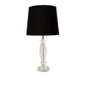 Base para Abajur Cromada Scent Bella Iluminação Transparente/Cromado