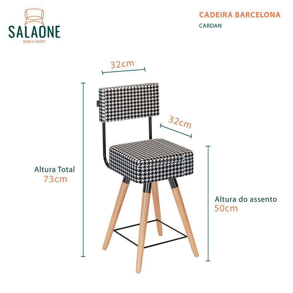 Kit 2 Cadeiras Barcelona Cor Cardan - Speciale | Casas Bahia