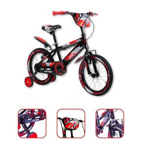 Bicicletinha Aro 16 Menino Aventura Vermelho Kids UNITOYS
