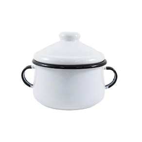 Açucareiro 10 Esmaltado Branco 500 ml - Linha Ewel