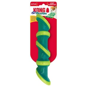 Brinquedo Kong Rambler Rattlez Stick Com Som de Chocalho Grânulos Internos Para Cães Grande