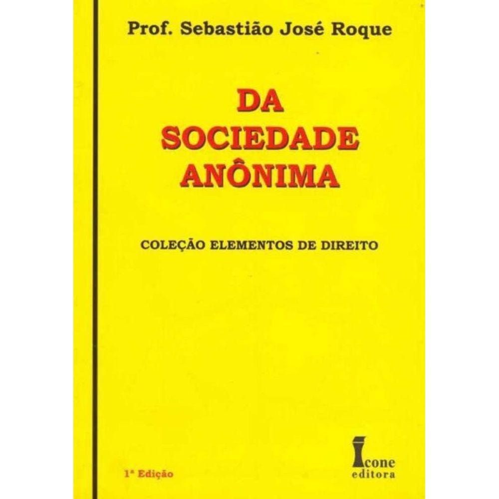 Da Sociedade Anônima - 01Ed/11