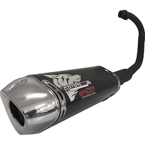 Coyote START MINI-TRI ALUMINIO PRETO/CROM - HONDA PCX 160 2022... - H6
