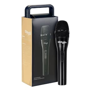 Microfone Dinâmico Stagg Cardioide Sdm80 C/ Cabo Xlr X Xlr