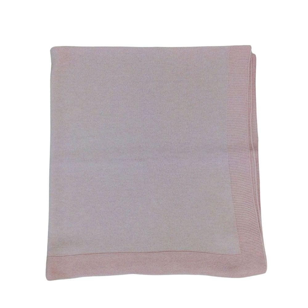 Manta Tricot Fem Noruega Rosa