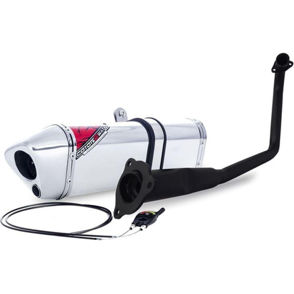 Escape / Ponteira Coyote Trs 2 Way + Mais Em Alumínio - Nmax 160