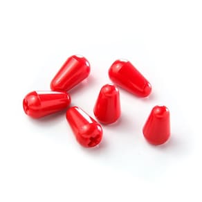 Knob Chaves Seletoras Guitarra (6 Peças) Spirit PST6-RED [F035]