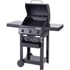 Churrasqueira Americana Pro A Gás Black Inox 3 Queimadores