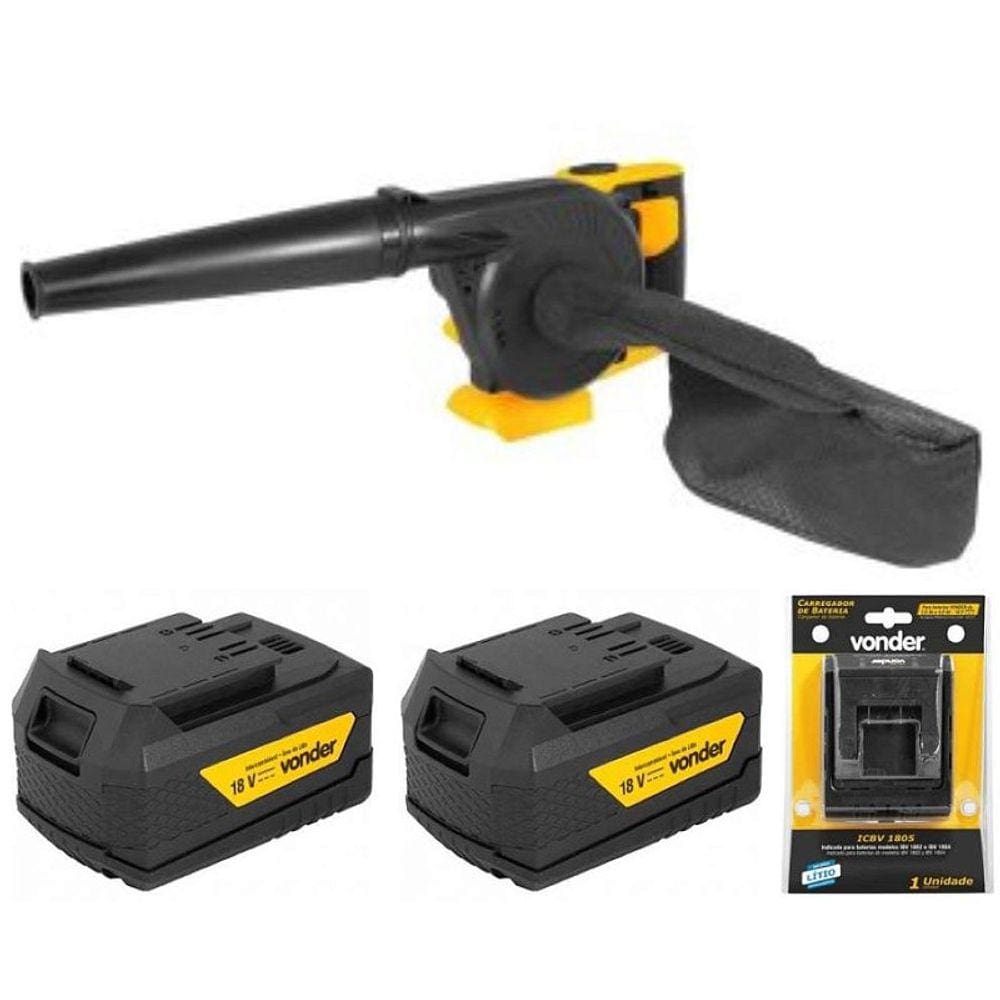 Soprador e Aspirador ISAV 1823 + 2 Baterias 18V 4Ah Vonder