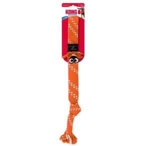 Brinquedo Kong Scrubz Rogz Cabo de Guerra para Cães Pequeno - Laranja
