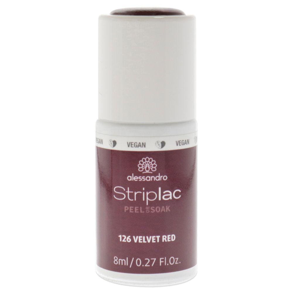 Verniz de unhas Alessandro Striplac Peel or Soak 126 Velvet Red