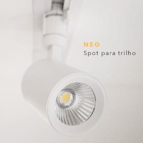 Spot para Trilho Neo Branco d4.3cm l8.6cm a10.4cm 1x5w 4000k 350lm