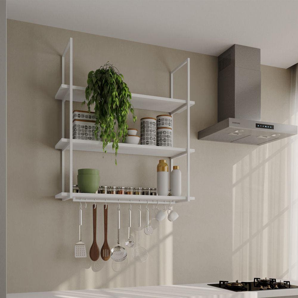 Nicho de Parede Londres 95 Cm Branco