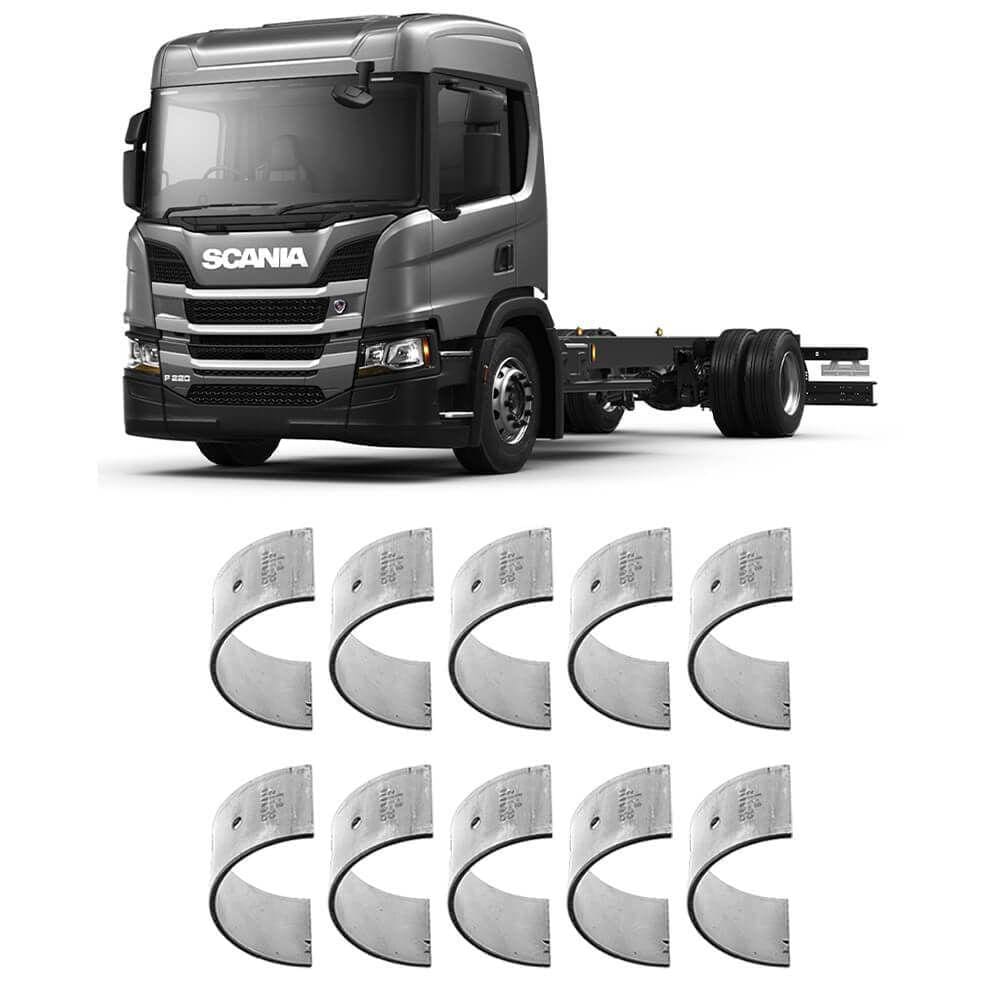 Bronzina Casquilho Biela STD P 250 2011 a 2022 Mahle BB746