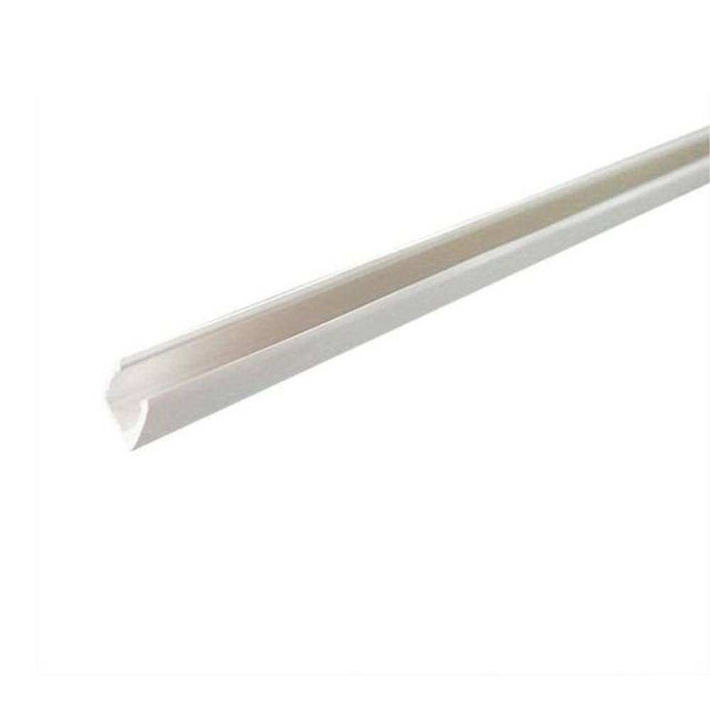 Perfil Para Fita Neon em U Embutir 2 Metros 6x8mm Branco Decoração