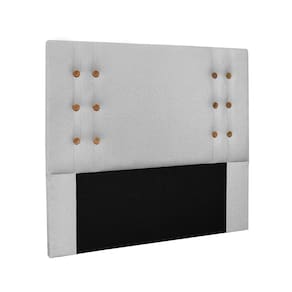 Cabeceira Cama Box King 195 cm Genova Linho Grigio S04 - D`Rossi