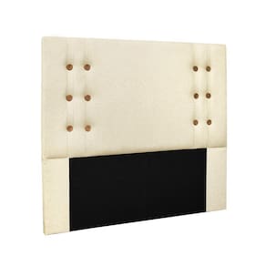 Cabeceira Cama Box Queen 160 cm Genova Linho Pérola S04 - D`Rossi
