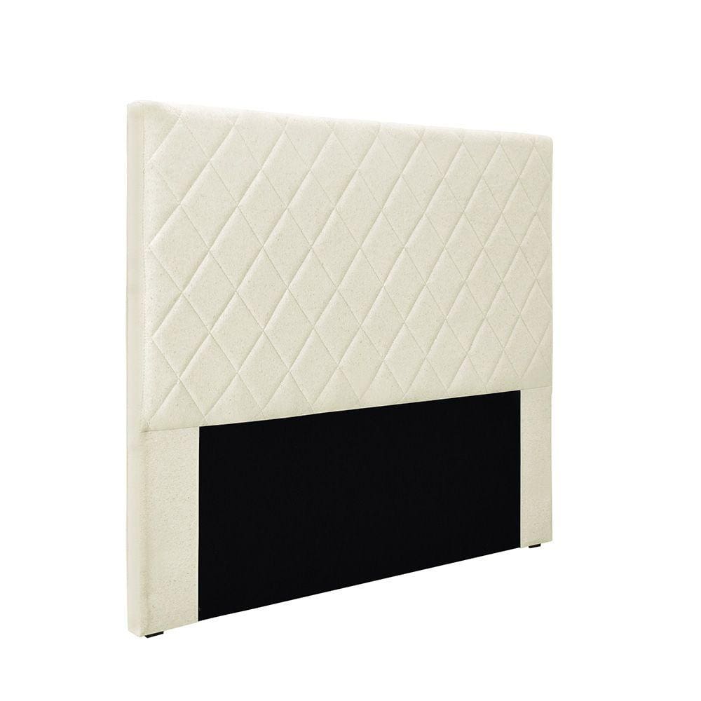 Cabeceira Cama Box Casal 140 cm Dubai Linho Natural S04 - D`Rossi