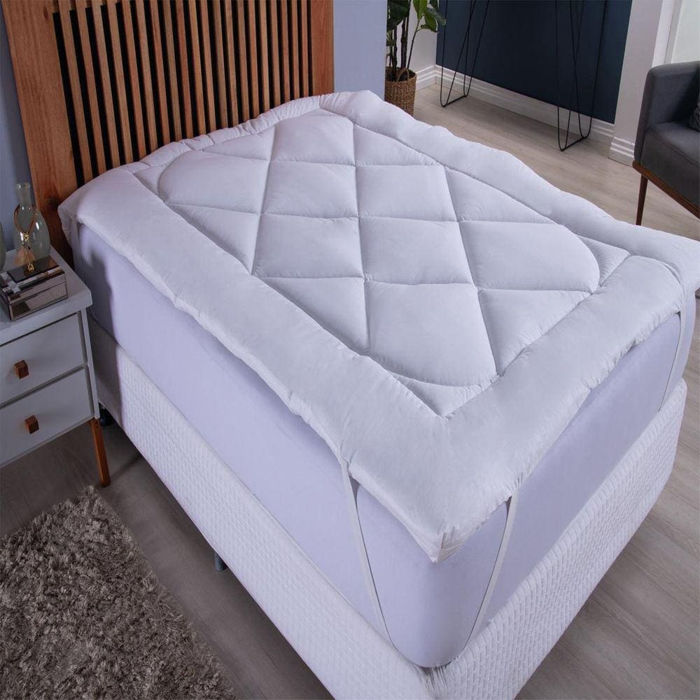 Pillow Top Extra Macio Colchão Casal Padrão 1,38 X 1,88 Até