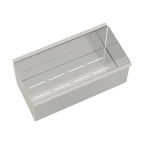 Escorredor Profundo Aço Inox Acabamento Scotch Brite Para Us