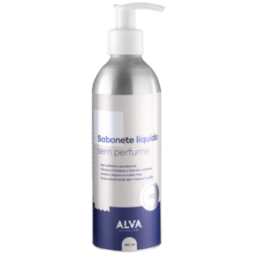 Alva Personal Care Sem Perfume - Sabonete Líquido Vegano 250ml