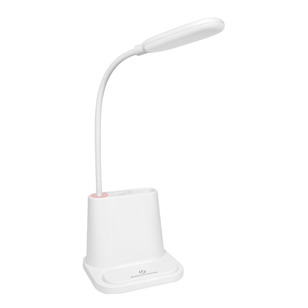 Lâmpada de mesa LED + Conexão USB-Branco