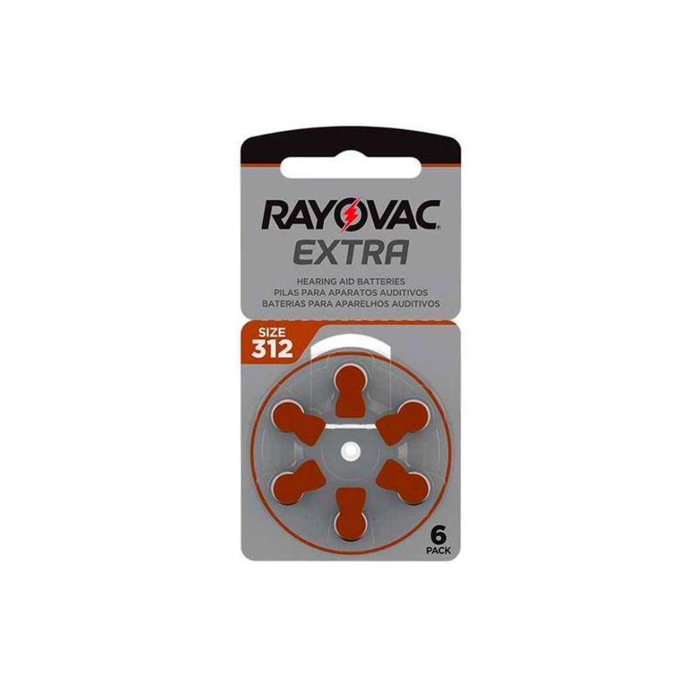 Pilha Auditiva Rayovac E.adv Act Tam312 Cart 6 Sm-60 [F108]