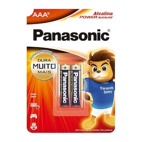 Pilha Alcalina Aaa Sm-2 Panasonic Lr03xab/2b192 [F108]