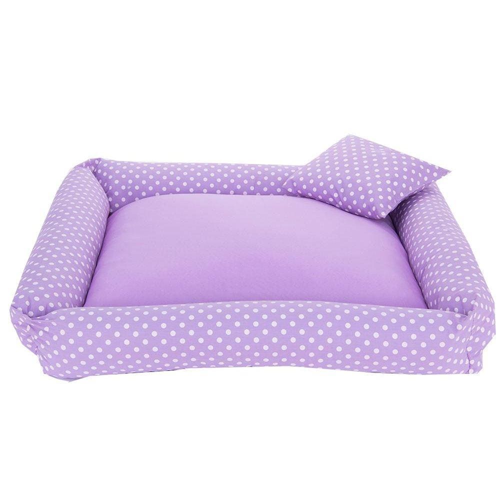 Cama Pet Para Cães E Gatos Poa Porte Grande Vermelha [F101]