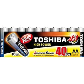 Pilha Alcalina AA 1,5V LR6GCP (C/40 Pilhas)Toshiba [F002]