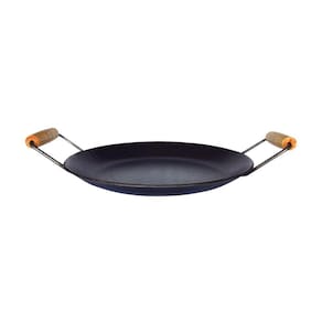 Chapa Disco Arado Aço Carbono Bifeteira Alça Madeira 50cm