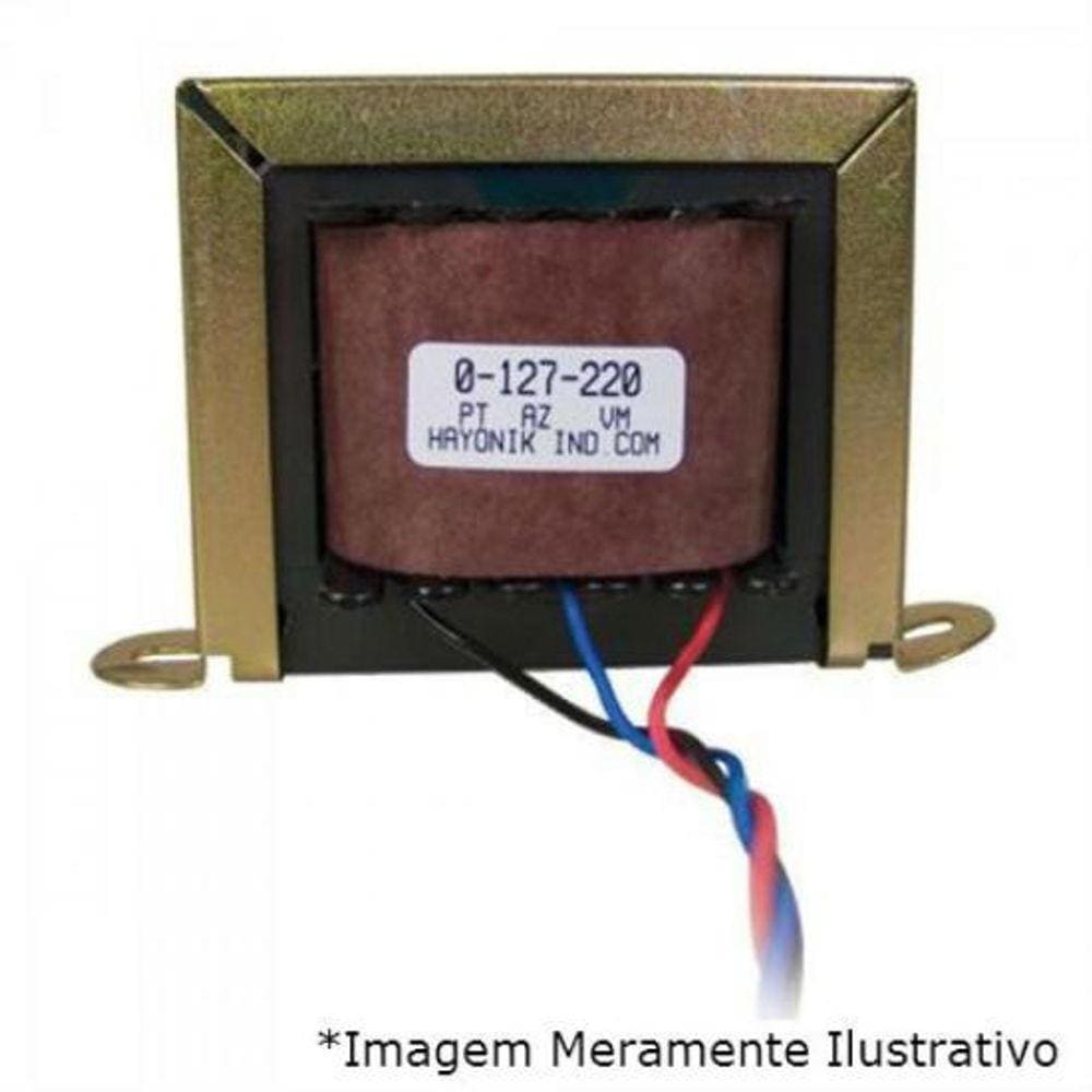 Transformador 12/600S 12VAC 127/220VAC 400mA HAYONIK [F003]